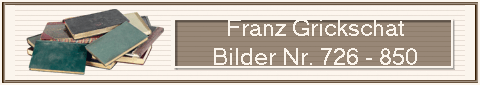                          Franz Grickschat
                         Bilder Nr. 726 - 850